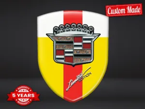 Cadillac Sticker Carbone Standard Racing Moderne Pro Pour Voiture ST